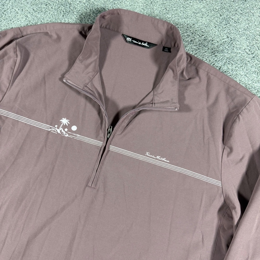 Travis Mathew Unexpected Surprise 1/4 Zip Pullover Mens‎ XXL Performance Golf